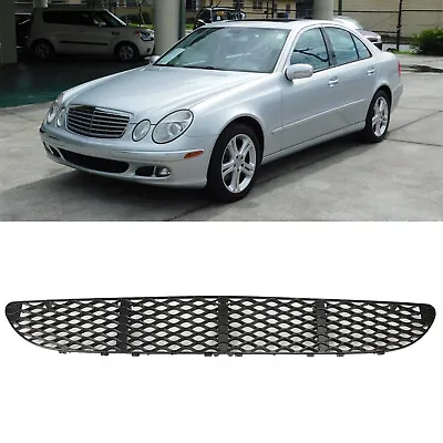 Front Bumper  Center Cover Mesh Grille E Class For Mercedes W211 E320 E500 03-06 • $32.99