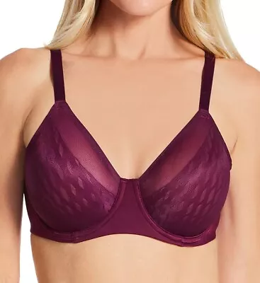 C5 Wacoal 855336 Elevated Allure Unlined Underwire Bra Pickled Beet Size 42D • $30