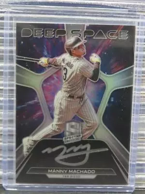 2022 Chronicles Spectra Manny Machado Deep Space Prizm Auto Autograph #MM Padres • $1.25