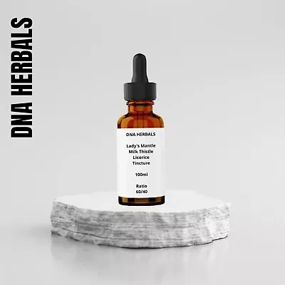 DNA HERBALS - Licorice & Lady's Mantle & Milk Thistle Tincture - 100ml • £16.81