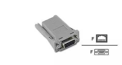 $9.88 • Buy NEW ADB0036 Avocent Cyclades RJ45 F DB9F DB9 F Female Crossover Serial Adapter