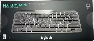 Logitech MX Keys Mini Wireless Bluetooth Keyboard In Black 920--010475 • $68.44