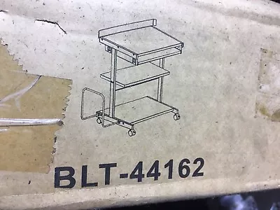 Computer Windsurfer Mobile Gray Metal Workstation BALT 44162 BLT-44162 • $265