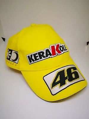 KERAKOLL VR/46 The Doctor Official Racing Apparel Cap  Embroidery Yellow Hat  • $44