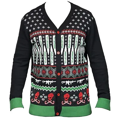 Magpul Ugly Christmas Sweater Black W Custom Knit Graphics Cotton  L Or XL • $29