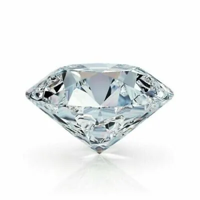 2 CT Natural White Diamond Round Cut VVS1 D Grade  Certified R 122 • £45.14