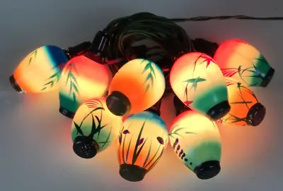 Large Vintage Christmas Tree Chinese Lantern Lamp String Lights • $151.99