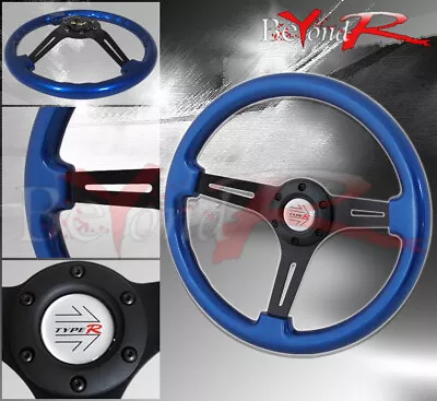 Tracking Road Tuning Sport Steering Wheel Jdm Button Horn Logo • $66.99