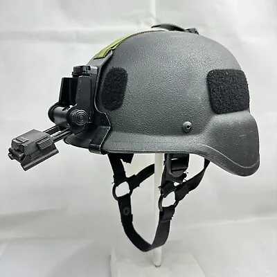 Vintage RBR MKII SWAT Black Ballistic Military Combat Helmet PASGT Rare Wilcox • $499.99