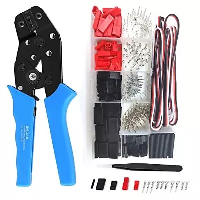 50 Sets Servo Plug Male Female Connector Crimp Pin Cable Kit With Crimping Tool • $32.14