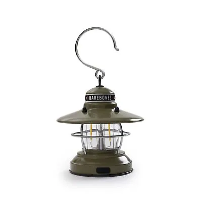 Barebones Edison Mini Lantern - Vintage Adjustable Camping Lantern USB LED • $32.81