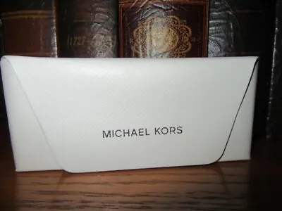 Brand New Michael Kors White Leather Eyeglass / Sunglass Case. Authentic • $13.99