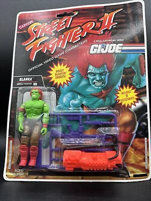 1993 Vintage Gi Joe Street Fighter #5 BLANKA JUNGLE FIGHTER Hasbro FREE SHIPPING • $79.99