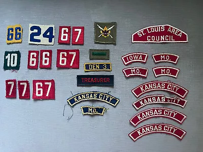 $8.50 • Buy Lot Of BSA Boy Scouts Of America Patches - Kansas City / St. Louis