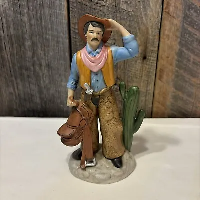 Vintage Homeco Cowboy Figurine Home Decor Wild West • $11.99