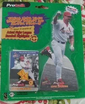 1999 Pro Talk Mark McGwire St Louis Cardinals MLB Baseball Talking Card Stand Up • $7.77