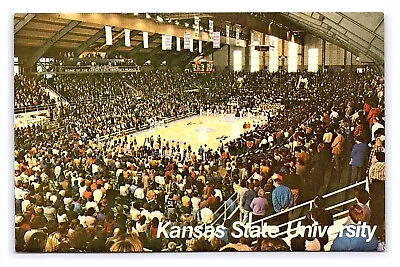 Ahearn Field House Interior Kansas State University Manhattan Kansas Postcard • $5.24