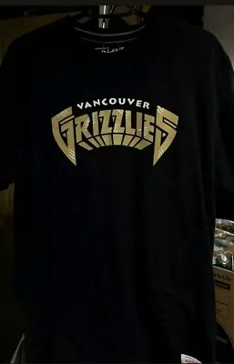 Men’s Vancouver Grizzlies Mitchell And Ness Dripped Gold Tee Shirt XL - NEW • $24.59