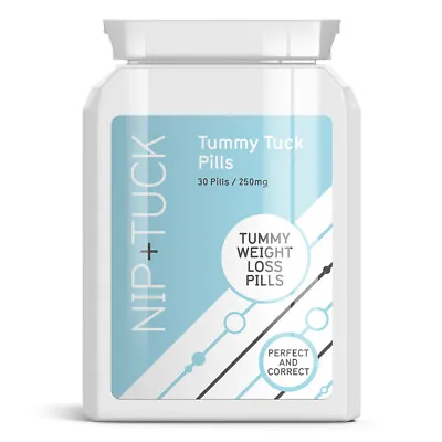Nip & Tuck Tummy Tuck Pills Tummy Weight Loss Pill Dieting Skinny Carb Blocker • £25.99
