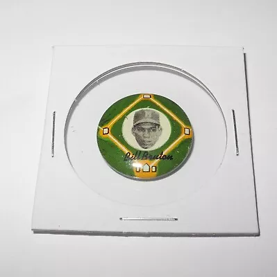 1956 Yellow Basepath PM15 Baseball Pin Bill Bruton Milwaukee Braves NEAR MINT • $74.96