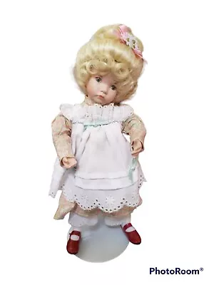 Vintage Artist Doll Mary Mary Quite Contrary 10-in Porcelain Nursery Rhymes  • $12.60