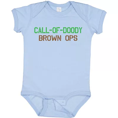 Inktastic Call Of Doody: Brown Ops Baby Bodysuit Doodie Humor Geek Funny Game • $18.99