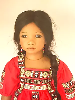Annette Himstedt Doll Panchita 26  Native American Children Together Collection • $78.26