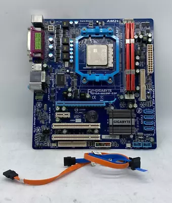 GIGABYTE GA-M68M-S2P AM2 Socket AMD Athlon II 2GB RAM DDR2 I/O Plate • $38.99