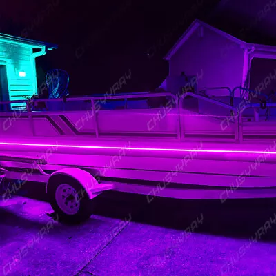 UV Ultraviolet LED Strip Light 3528 SMD 5m 16.4ft Waterproof Boat Car Blacklight • $21.72