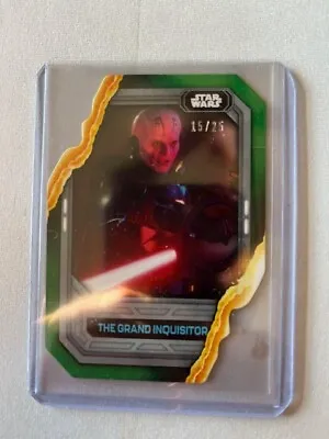 2023 Topps Star Wars Flagship The Grand Inquisitor Lightsaber Green Die Cut /25 • $34.26