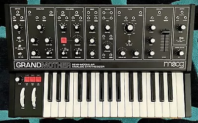 Moog Grandmother 32-Key Semi-Modular Analog Synthesizer Black • $1200