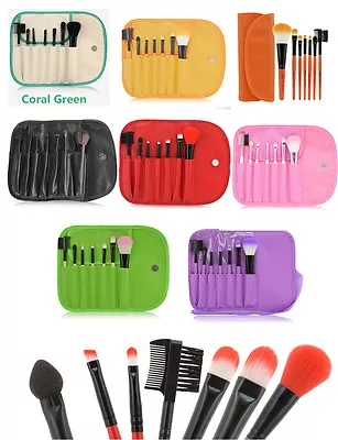 7pcs Makeup Brushes Cosmetic Set Powder Foundation Eyeshadow Brush Tool Case • $7.99