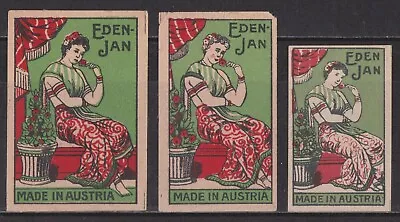 Old Matchbox Labels Austria Eden Jan • $4.99