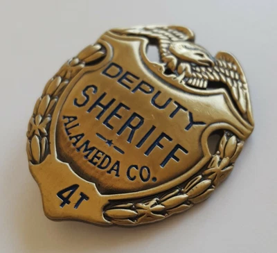 £22.79 • Buy Obsolete Historical Police Usa Badge ... Alameda Counta / California