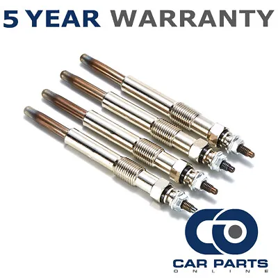 £12.38 • Buy 4x Heater Glow Plugs Fits Ford Transit Connect Mk1 1.8 TDCI 2002-13