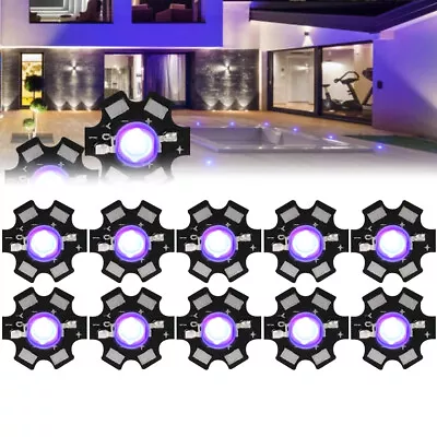 High Power 365nm/395nm UV LED Chip Bulb COB Light Beads 3W 700mA Black Light US • $41.39