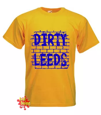 DIRTY LEEDS Utd Football T Shirt All Sizes • £13.99