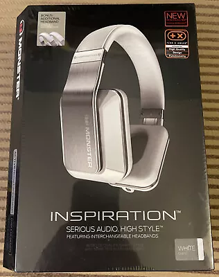 Brand New Monster Inspiration Wired Headband Headphones - White Sealed • $250