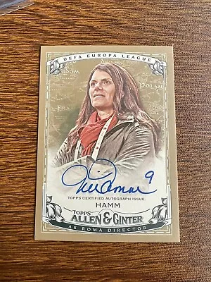 2024 Topps Ucc Allen Ginter Mia Hamm Auto 5/50 As Roma Director • $80