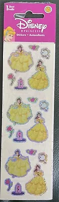 Disney Princess Belle Sandylion Vintage Stickers Shiny Rose Mrs Potts Beauty • $8