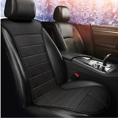 $37.70 • Buy Car Front Heated Seat Cover Heating Seat Cushion Interior Parts For Winter Black