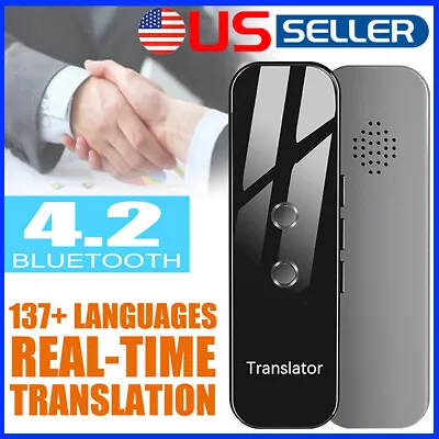 Portable 137 Languages Translator Instant Voice Two Way Photo Translation Device • $29.78