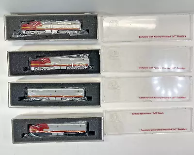 4 N Scale Sf Santa Fe Pa1 Pb1 Power Dummy Diesel Engine Locomotive Lot Dcc ? • $82