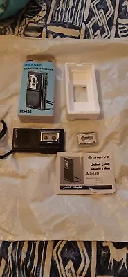 Sanyo M5430 Vintage Dictaphone Microcassette Recorder Boxed With Tape & Manual  • £4.99