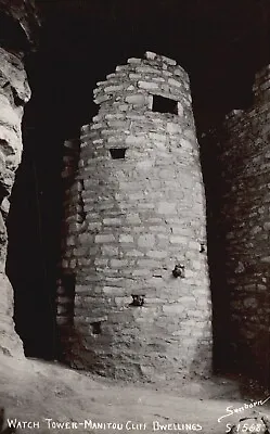 Postcard Real Photo Watch Tower Manitou Stone Dwellings Sanborn RPPC • $12.56