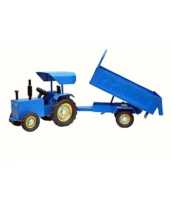 Unbreakable Die-Cast Farm Tractor With Trolley Pull Back Action Vehicle Model D • $105.80