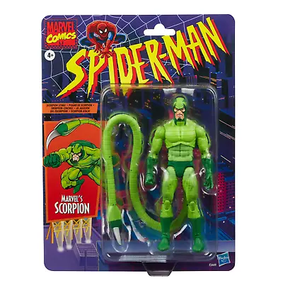 Marvel Legends Series Spider-Man Retro Scorpion 6-Inch Action Figure (F3449) • $39.99