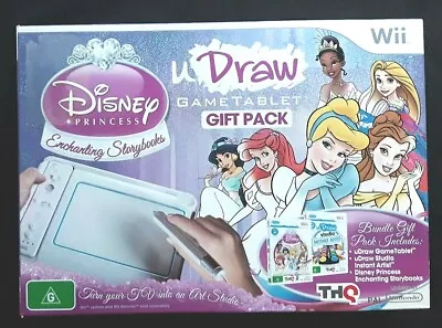 Wii UDraw Game Tablet Gift Pack Disney Princess Enchanting Storybooks New  • $100