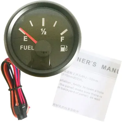 52MM Fuel Level Gauge 16-158 Ohms For Car Truck Boat Motorcycle Marine Fuel Tank • $24.69