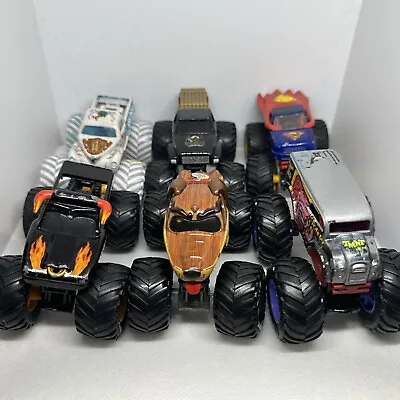 Hot Wheels Monster Jam Truck 1/64 Scale Loose Lot Of 12 TMNT Superman • $29.99